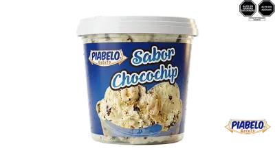 Helado Piabelo Cubeta Chocochips 1L