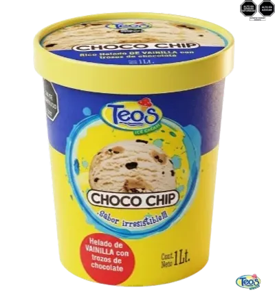 Helado Teos Cubeta Chocochips 1L