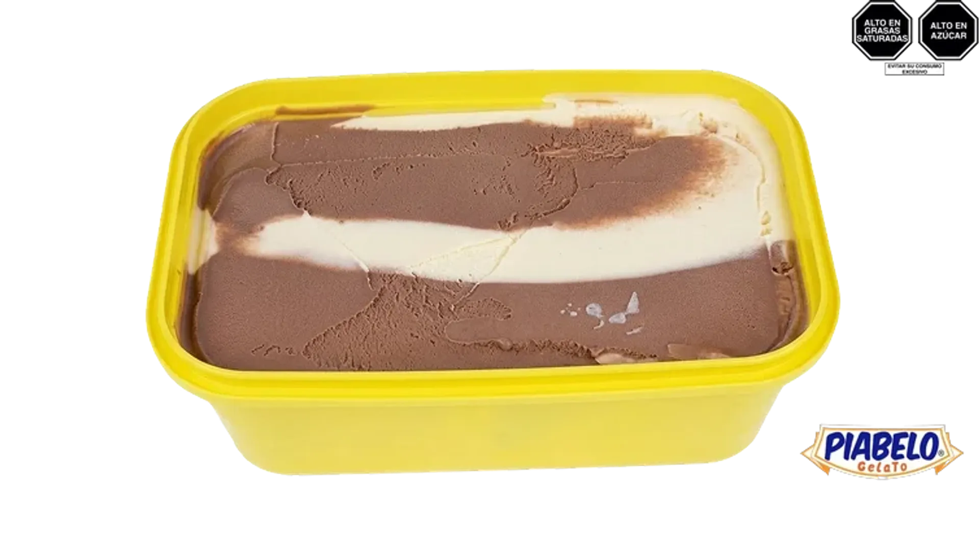 Cubeta de 5 litros de helado sabor Chocovainilla