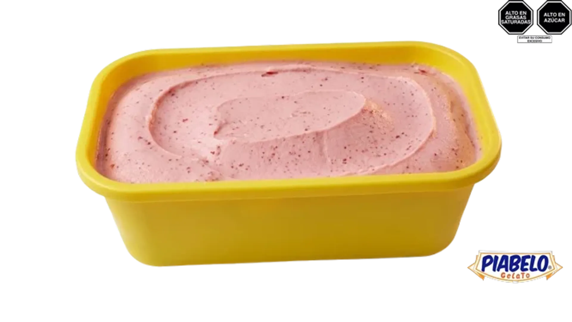 Cubeta de 5 litros de helado sabor Fresa