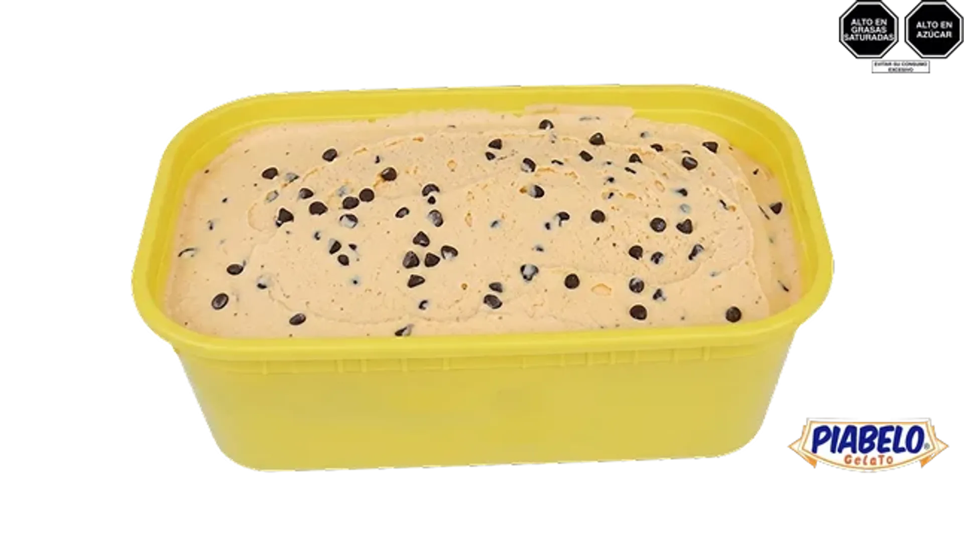 Cubeta de 5 litros de helado sabor Lucuma-chips