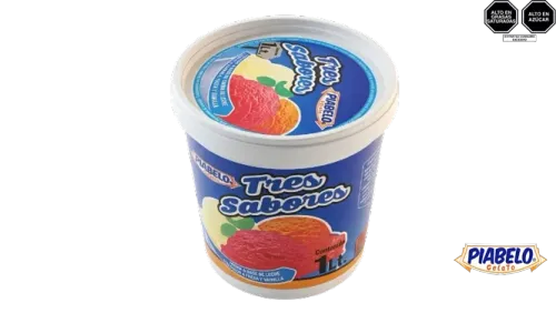 Helado Piabelo Cubeta Tres Sabores 1L - Helados de alta calidad en Lima, Perú