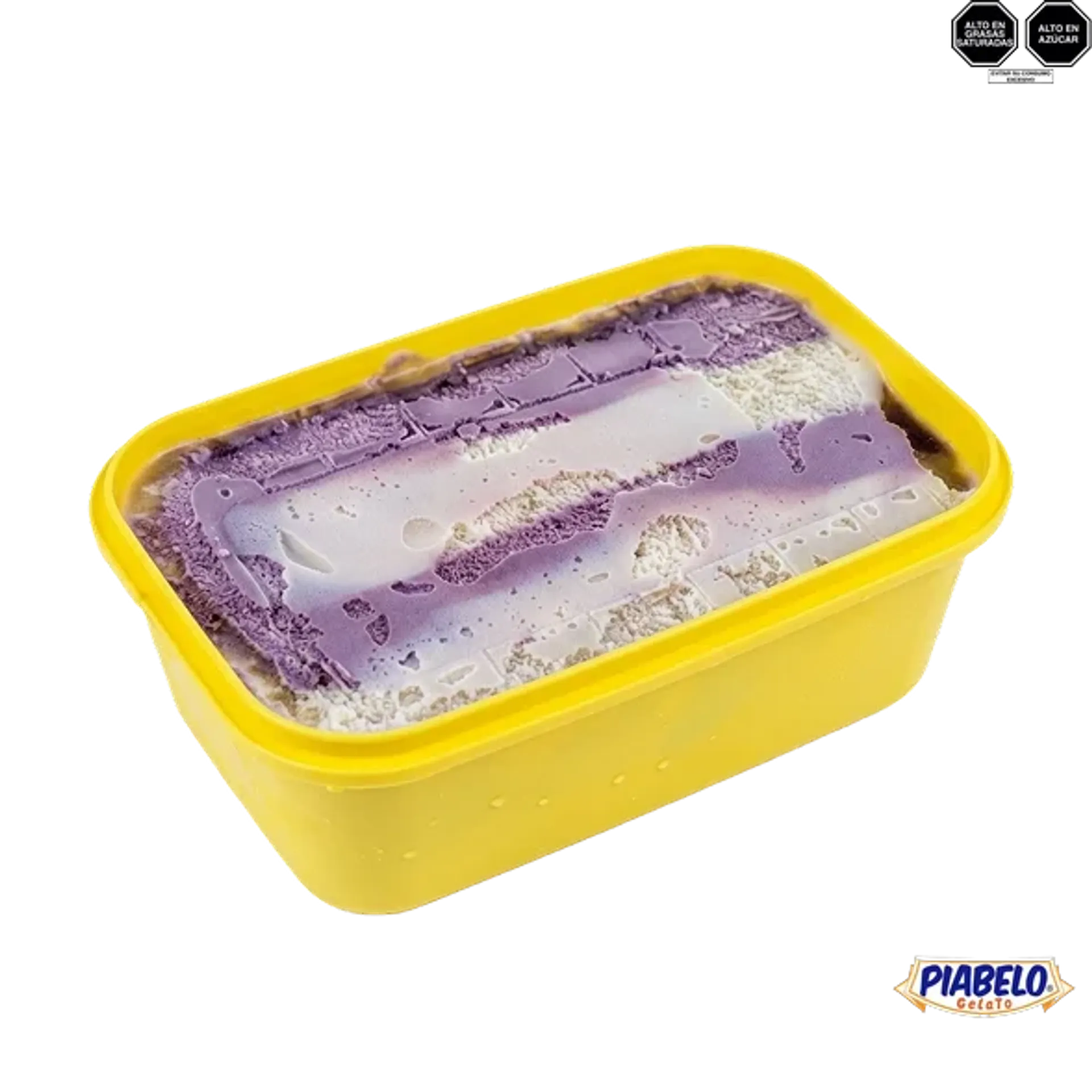 Cubeta de 5 litros de helado de vainilla con mora