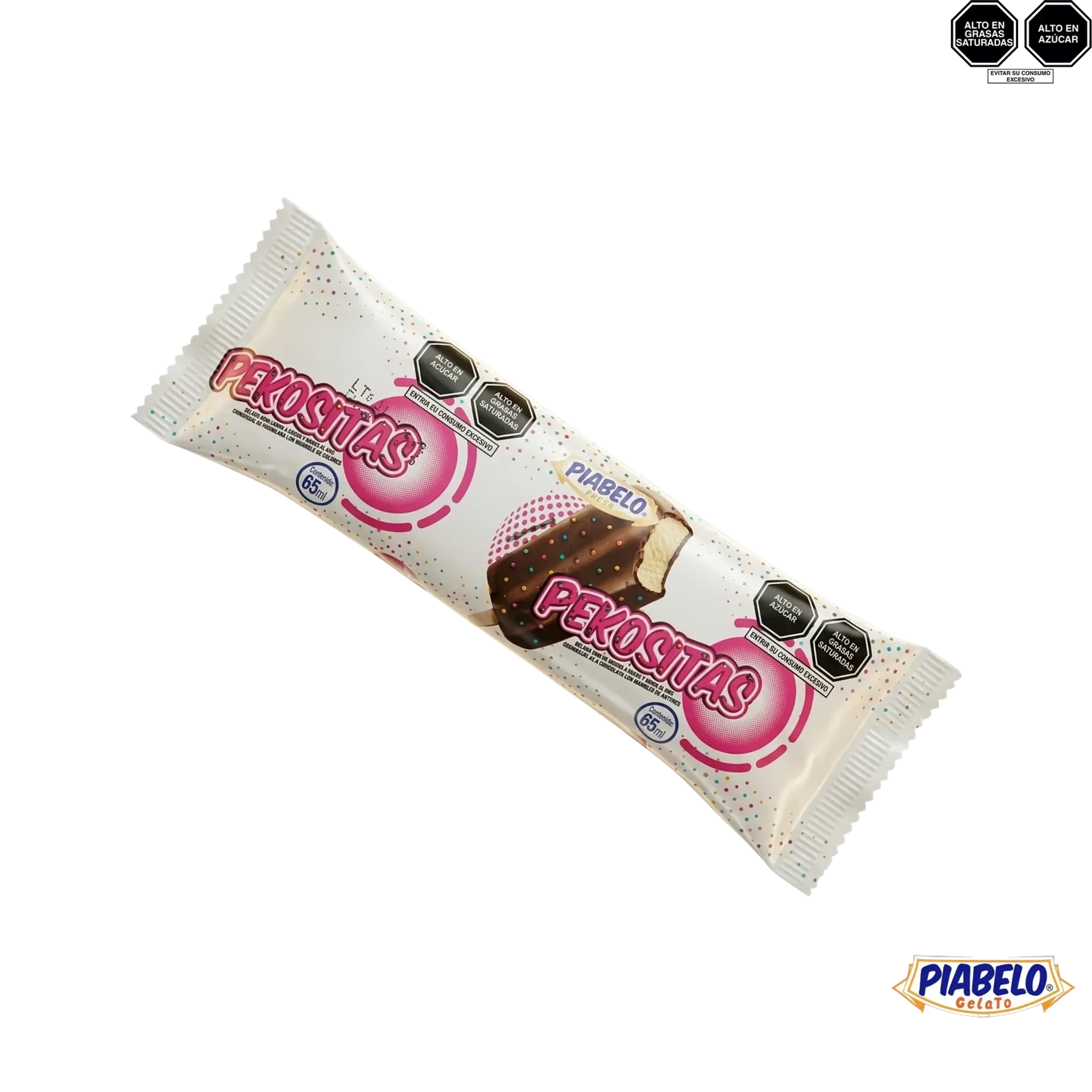 Presentación de Helado Pekositas Piabelo - Calidad Premium