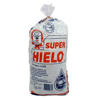 Super Hielo Bolsa Cubitos 1.5kg