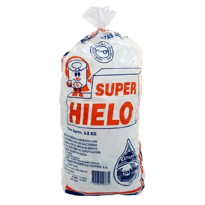 Super Hielo Bolsa Cubitos 3.5kg