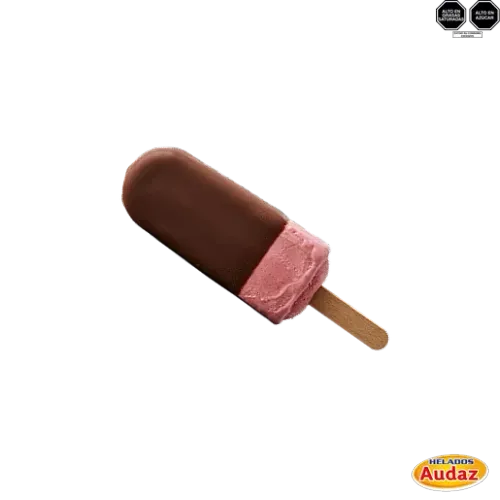 Helado Audaz Paleta Bañadito Fresa 65ml - Helados de alta calidad en Lima, Perú