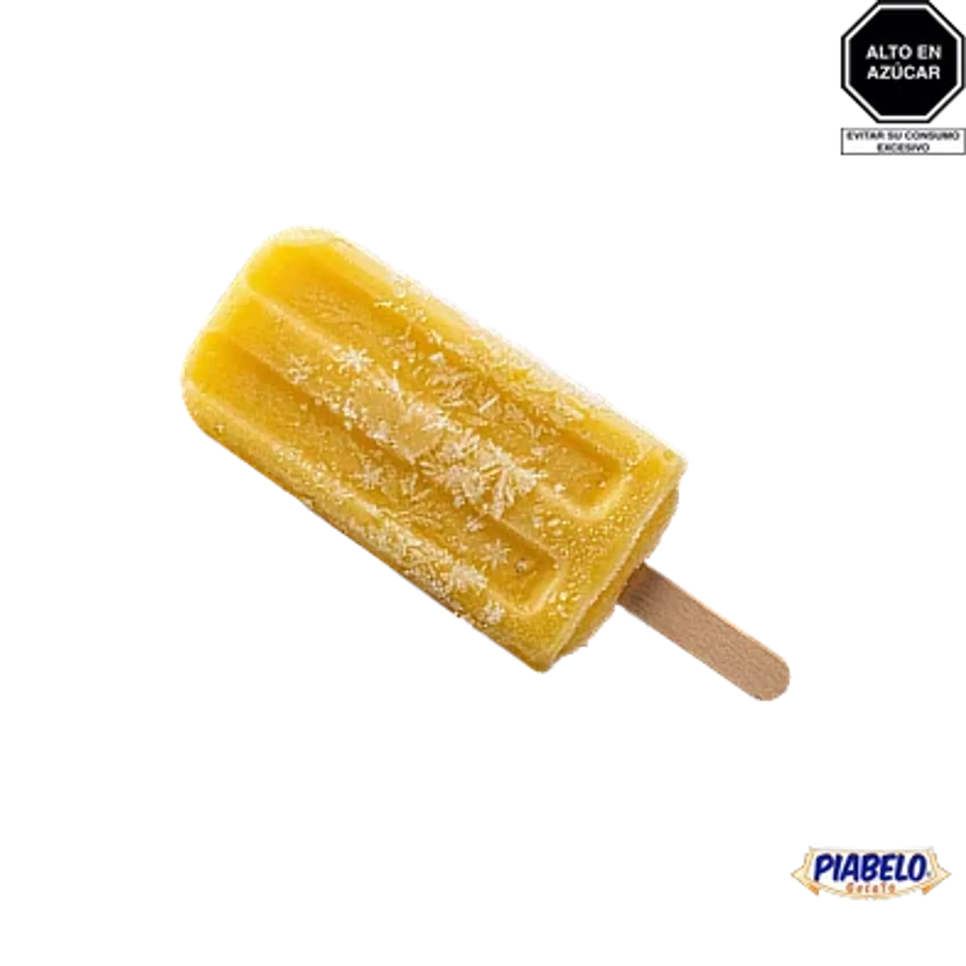 Helado a base de agua sabor a maracuyá.
