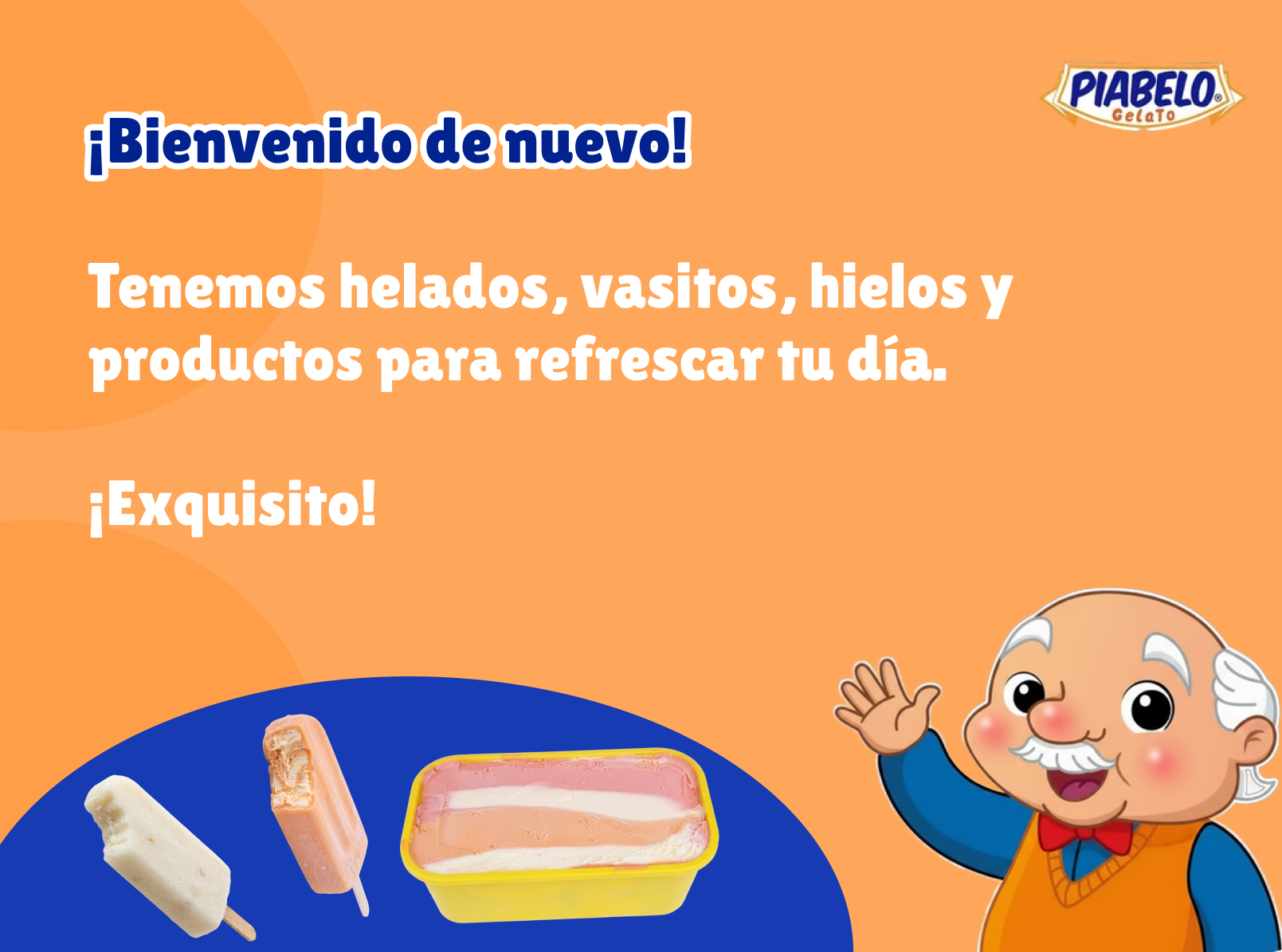 Imagen de bienvenida de Tienda Mijuspa y Helados Piabelo