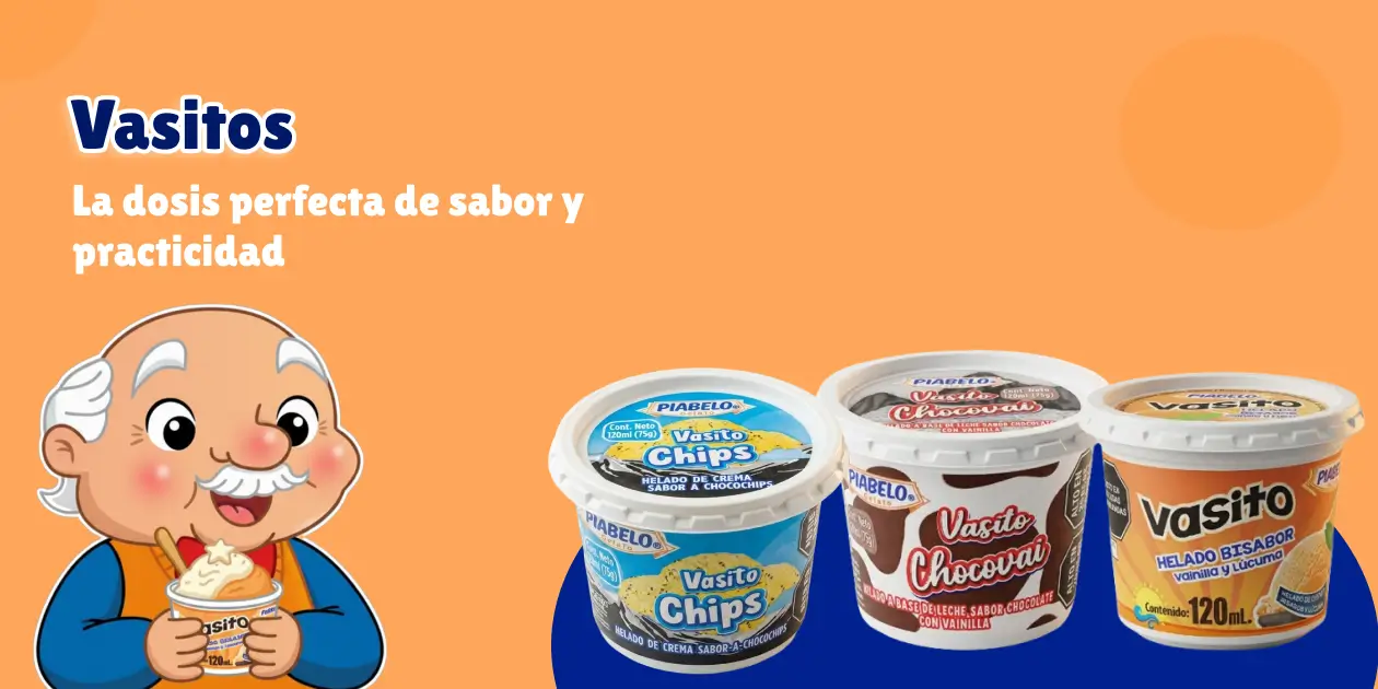 Imagen representativa del artículo: Vasitos Piabelo: La dosis perfecta de sabor y practicidad - Helados Piabelo